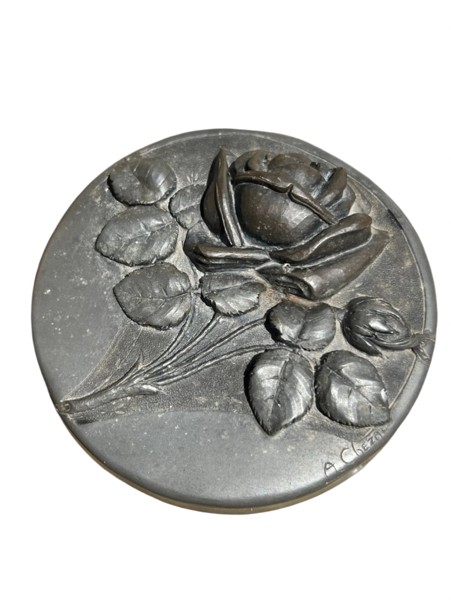 Art Nouveau Pewter Candy Dish