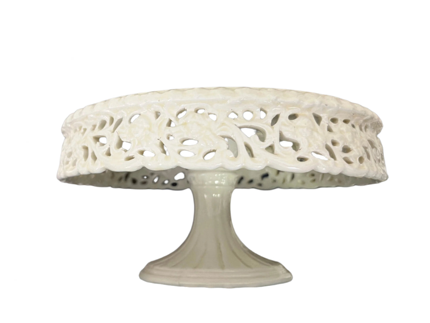 Ceramic Pedestal Cake Plate