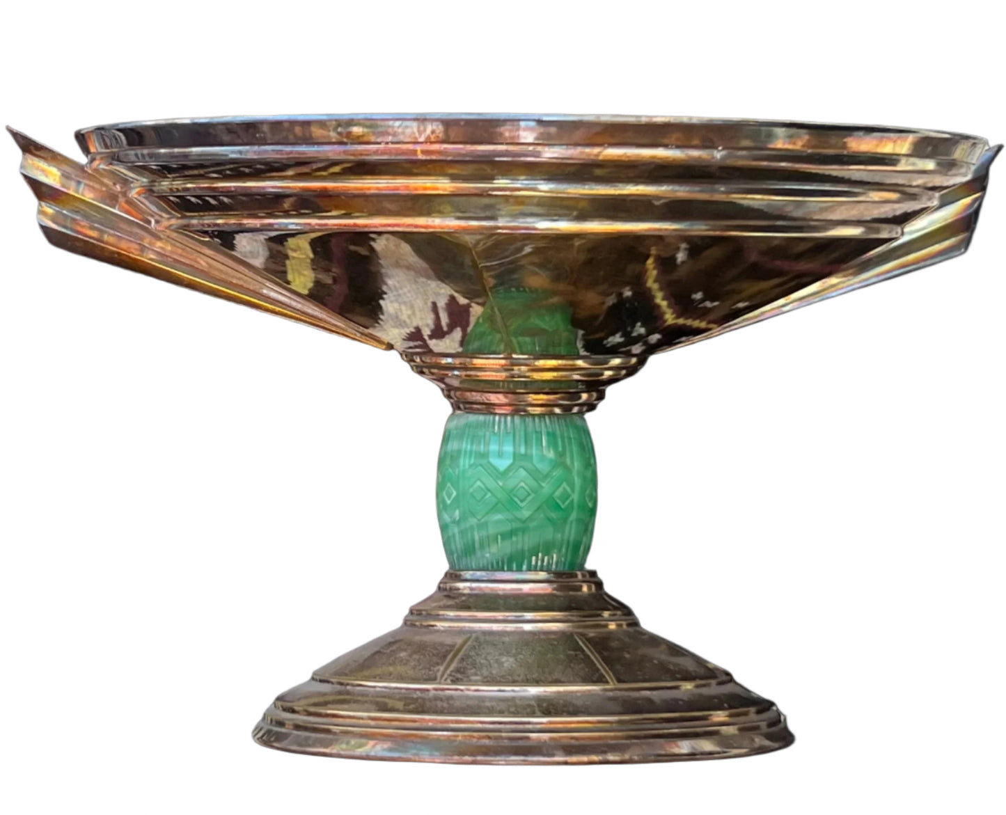 Art Deco Pedestal Dish