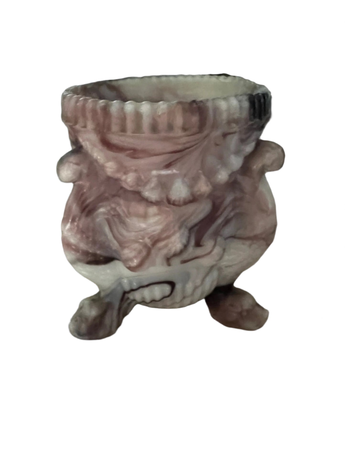 Small Opal Glass Container