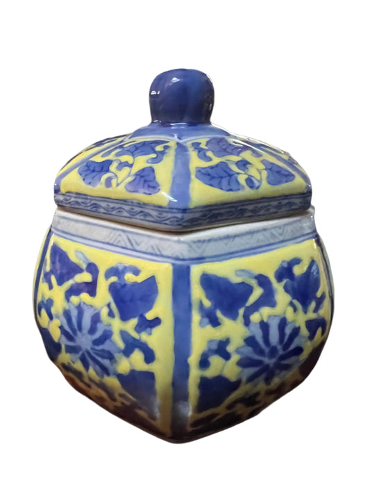 Asian Ceramic Vessel with Lid